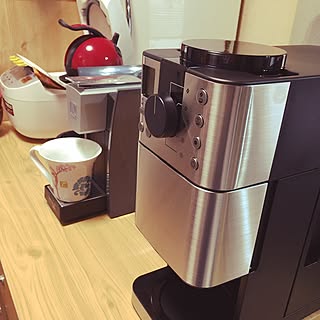 キッチン/豆から挽けるコーヒーメーカー/無印良品のインテリア実例 - 2017-04-01 16:44:41