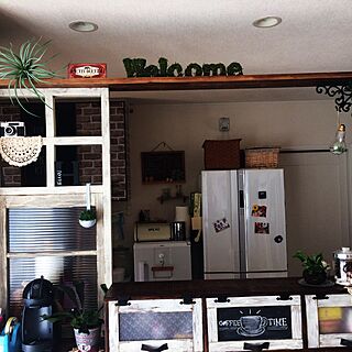 キッチン/Come home!/DIY/カフェ風/男前のインテリア実例 - 2017-03-14 16:58:35