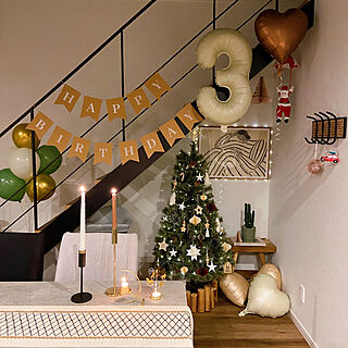 H M Home バースデー飾りのインテリア実例 Roomclip ルームクリップ