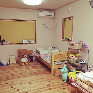 部屋全体/可愛くしたい！/おもちゃまみれ…/変化のしようがない？笑/カーテンも付いてた...などのインテリア実例 - 2015-11-24 23:57:41