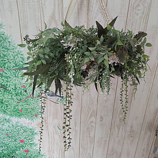 植物が好き/花が好き/植物のある暮らし/フェイクグリーン/作るのが好き...などのインテリア実例 - 2021-06-07 23:54:42