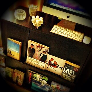 リビング/Book Shelf/Mac/雑貨のインテリア実例 - 2012-09-25 17:24:08
