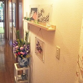 玄関/入り口/ittara kivi/切り絵/IKEAのインテリア実例 - 2015-12-28 14:53:52