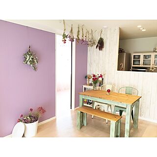 紫の壁のインテリア実例 Roomclip ルームクリップ