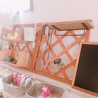 アクセサリーディスプレイ/不器用なくせにとりあえずやりたい人。/不器用です…/DIY？/DIY...などのインテリア実例 - 2019-06-18 13:37:19