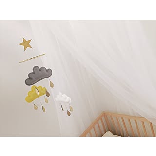 リビング/キャノピー/IKEA/ベビーベッド/ベッドメリー...などのインテリア実例 - 2016-08-10 15:29:51