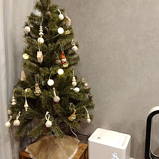 リビング/クリスマスツリー120cm/Alsace tree/スリコ購入品/オーナメント...などのインテリア実例 - 2022-11-15 20:55:09