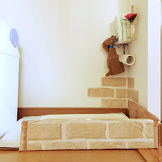 100均 犬のトイレの商品を使ったおしゃれなインテリア実例 Roomclip ルームクリップ