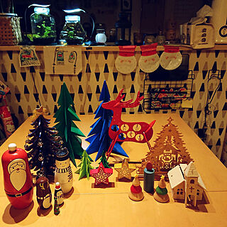 クリスマス/IKEA/クリスマスツリー/折り紙ツリー/ダイソー...などのインテリア実例 - 2021-12-26 21:46:00