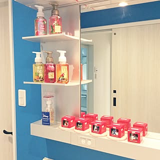 バス/トイレ/ブルー/アメリカン/Bath&Body Works/MARVELのインテリア実例 - 2017-07-01 15:08:24