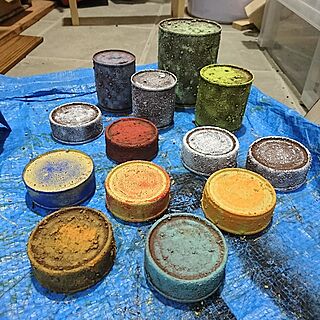 DIY/リメ缶/ペンキ塗り/セメントのインテリア実例 - 2017-06-26 20:05:01