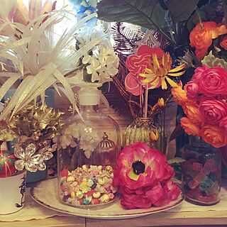 棚/Flower Base/flower/花/アンティーク...などのインテリア実例 - 2016-02-24 23:31:39
