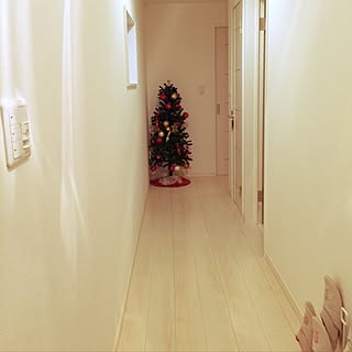 玄関/入り口/コストコオーナメント/クリスマスツリーのインテリア実例 - 2016-12-21 12:15:14