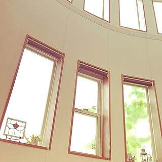 壁/天井/ステンドガラス/吹き抜け/ナチュラル/観葉植物のインテリア実例 - 2015-05-19 07:54:03