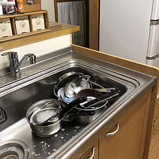 キッチン/食器洗い中/暮らしの一コマのインテリア実例 - 2018-03-24 07:26:45