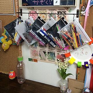 机/子供部屋/ダイソー/セリア/いなざうるす屋...などのインテリア実例 - 2014-06-16 08:51:16