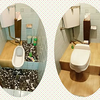 バス/トイレ/和式トイレ/トイレリメイクのインテリア実例 - 2017-04-05 22:43:51