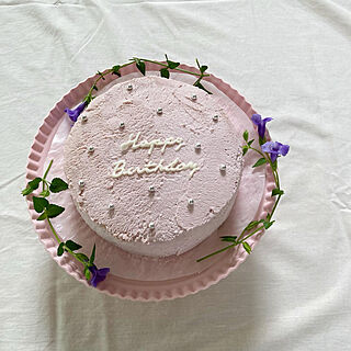 誕生日ケーキ/子供のいる暮らし/シンプルインテリア/ケーキ作りました/ケーキ作り...などのインテリア実例 - 2021-07-22 21:38:25