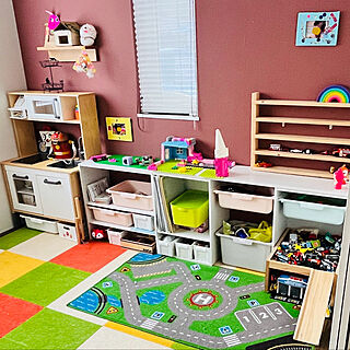 棚/ニトリのカラボ/LEGO/子ども部屋/DIY...などのインテリア実例 - 2023-12-30 07:59:48