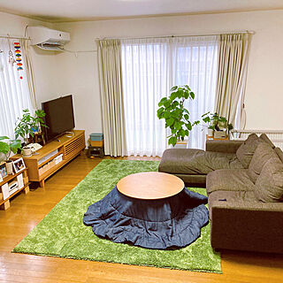 暖房器具/こたつのある暮らし/観葉植物/ナチュラル/DIY...などのインテリア実例 - 2020-12-03 16:07:55