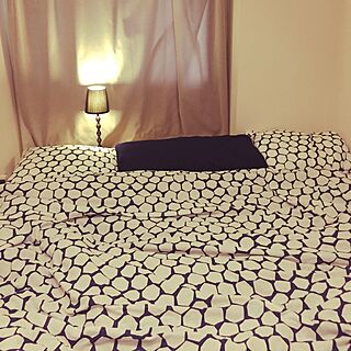 ベッド周り/クイーンサイズ/IKEA/マンションライフ/寝室 照明のインテリア実例 - 2017-07-13 17:03:45