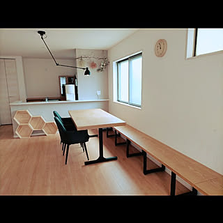 部屋全体/オーダー家具/かなでもののある暮らし/建売でもおしゃれにしたい！/縦長の部屋のインテリア実例 - 2022-09-07 18:18:12