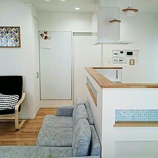 壁/天井/LIXIL/名古屋モザイク/タイル/IKEA...などのインテリア実例 - 2017-05-17 21:24:38