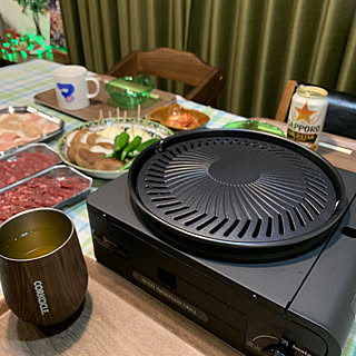 イワタニのカセットコンロ/焼肉/子供と暮らす/平屋/Happy...などのインテリア実例 - 2021-12-05 17:26:08