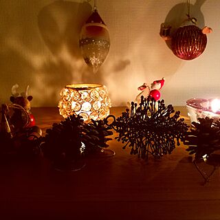ベッド周り/クリスマス/イルミネーション/クリスマスディスプレイ/照明...などのインテリア実例 - 2016-11-24 17:00:57
