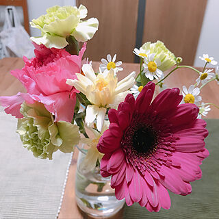 ダイニングテーブル/花のある暮らし/お花のある暮らし/flower/KINTO...などのインテリア実例 - 2020-04-09 20:30:27