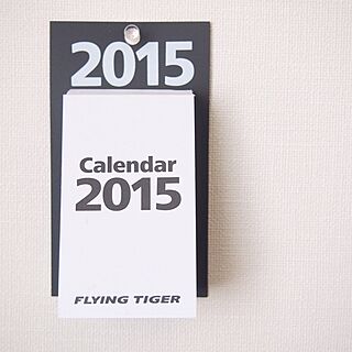 壁/天井/FlyingTiger/タイガーコペンハーゲン/日めくりカレンダー/まだ2014年です...などのインテリア実例 - 2014-09-30 12:22:03