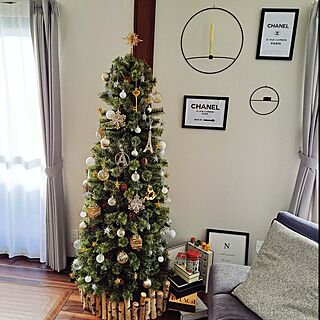 リビング/クリスマス/studioclipのツリー/180cmクリスマスツリー/niko and…...などのインテリア実例 - 2023-11-20 21:59:48