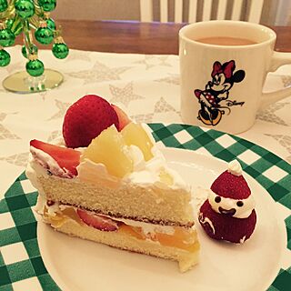 キッチン/IKEAファブリック/キッチンキッチン/クリスマスケーキのインテリア実例 - 2015-12-25 09:53:56