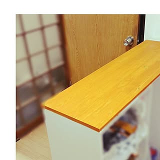 キッチン/カラーボックスリメイク/カラーボックス/DIY/旦那氏DIY...などのインテリア実例 - 2017-02-22 20:32:29