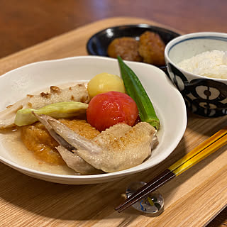 食器/おうちごはん/晩ご飯/机/夏のインテリア実例 - 2020-08-05 07:06:14