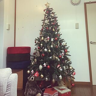 リビング/ニトリ/クリスマスツリー/100均のインテリア実例 - 2016-11-27 11:11:16