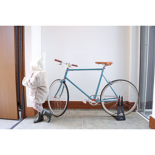 玄関/入り口/玄関/自転車/自転車ディスプレイ/tokyobike...などのインテリア実例 - 2018-02-10 23:53:53