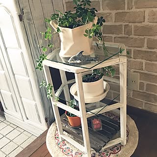 玄関/入り口/日替わり投稿企画!水曜日/DIY/ペイント/観葉植物...などのインテリア実例 - 2017-06-07 23:24:20