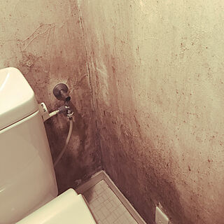 バス/トイレ/トイレ/こまったなぁ。/トイレの壁/汚れが目立つ...などのインテリア実例 - 2017-08-04 07:16:29