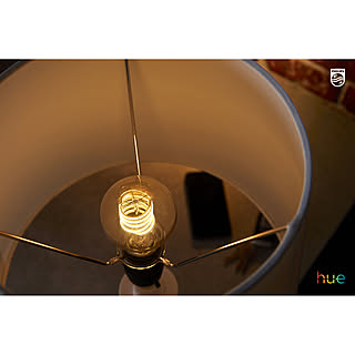 スマート電球/Philips Hue/調光調色/カフェ風インテリア/Hueフィラメント...などのインテリア実例 - 2023-06-28 16:35:01