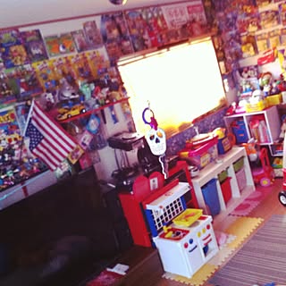 コレクター/子供部屋☆/american toys/部屋全体のインテリア実例 - 2016-01-25 22:32:16