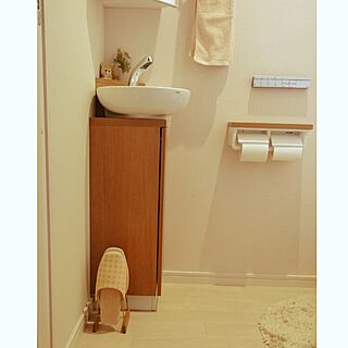 バス/トイレ/スリッパ立て/トイレの手洗い/LIXILのインテリア実例 - 2017-02-10 14:31:51