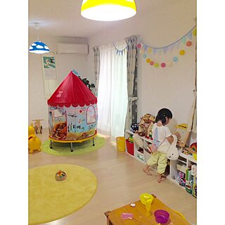 壁/天井/キッズテント/カラフル/子供部屋/ぬいぐるみ...などのインテリア実例 - 2016-07-08 19:31:49