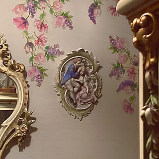 壁をデコパージュのインテリア実例 | RoomClip(ルームクリップ)