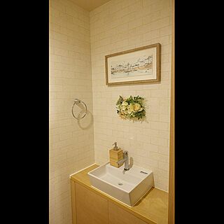 ニトリの壁掛け/手洗い/トイレの壁/バス/トイレのインテリア実例 - 2020-06-11 19:13:19