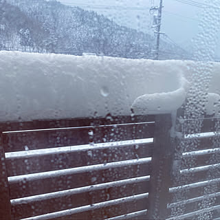 積雪/ベランダからの景色/賃貸でも楽しく♪/寒いっ‼︎/3LDK賃貸...などのインテリア実例 - 2023-01-25 17:03:10