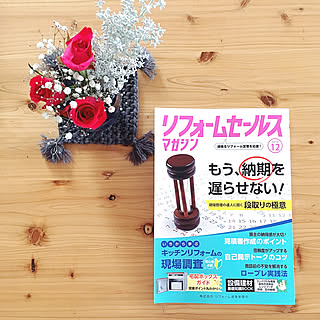 部屋全体/キッチン棚DIY/リフォームセールスマガジン/記録用なのでコメントお気遣いなく♡/雑誌掲載のインテリア実例 - 2018-11-15 13:48:30