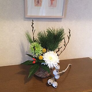 玄関/入り口/flower arrangement /花のある暮らし/花のある生活のインテリア実例 - 2017-01-12 15:36:55