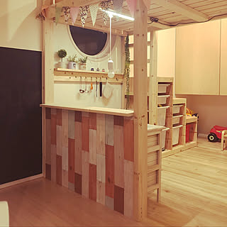 子供部屋&キッズスペース/ニトリ/秘密基地/子供/秘密基地DIY...などのインテリア実例 - 2020-01-24 14:18:26