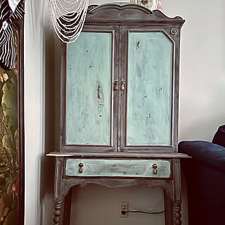 アンティーク 飾り棚☆ナチュラル 古民家 洋館 レトロ カントリー 湘南